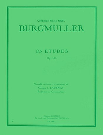 F. Burgmüller: Etudes (25) Op.100, Klav