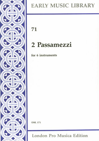 2 Passamezzi From The Hessen Books Erly Music Library 71