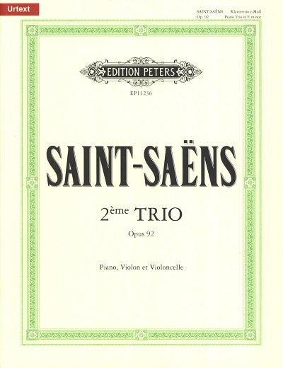 C. Saint-Saens: Piano Trio No. 2 e-Moll, op, VlVcKlv (Pa+St)