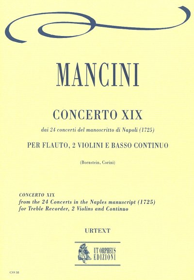 F. Mancini: Concerto 19, Fl2VlBc (Pa+St)