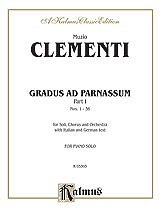M. Clementi i inni: Clementi: Gradus ad Parnassum (Volume I)