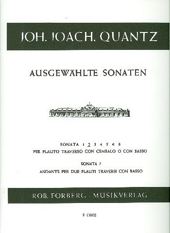 J.J. Quantz: Sonate Nr. 2, FlKlav (Bu)