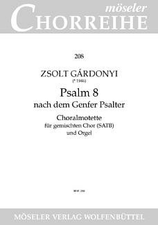 Z. Gárdonyi: Psalm 8 nach dem Genfer Psalter
