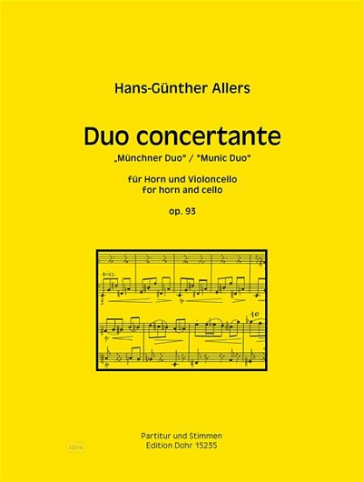 H. Allers: Duo concertante op .93