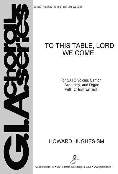 To This Table, Lord, We Come - Instrumental Part