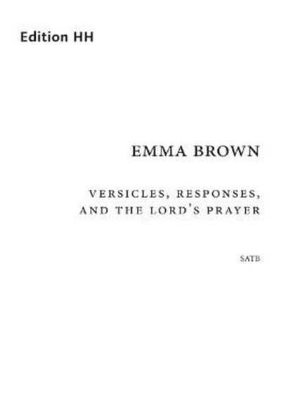 E. Brown: Preces and Responses , GCh4 (Chpa)