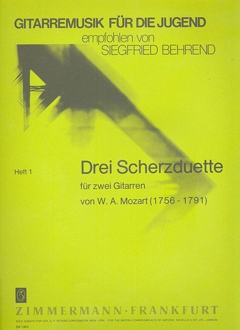 W.A. Mozart: Drei Scherzduette