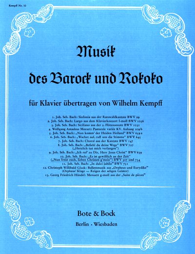 J.S. Bach: Choralvorspiel BWV 307 (BWV 734)