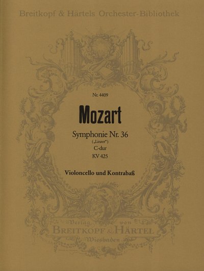 W.A. Mozart: Symphonie [Nr. 36] C-dur KV 425, Sinfo (VcKb)