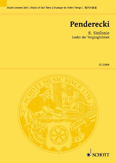 DL: K. Penderecki: 8. Sinfonie (Stp)