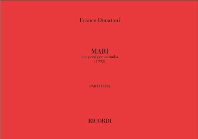 F. Donatoni: Mari (Part.)
