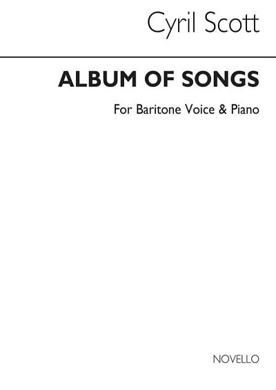 C. Scott: Song Album for Baritone Sol with P, GesBrKlav (Bu)