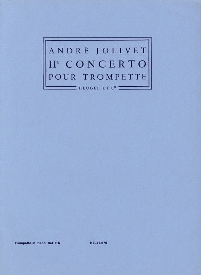 A. Jolivet: Trumpet Concerto No.2, TrpKlav (Bu)