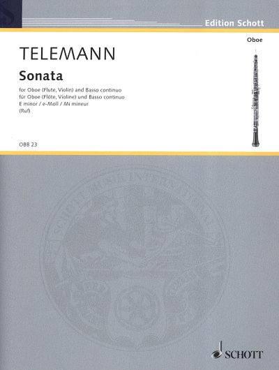 G.P. Telemann: Sonata e-Moll TWV 41:e6 , Ob/FlVlBc
