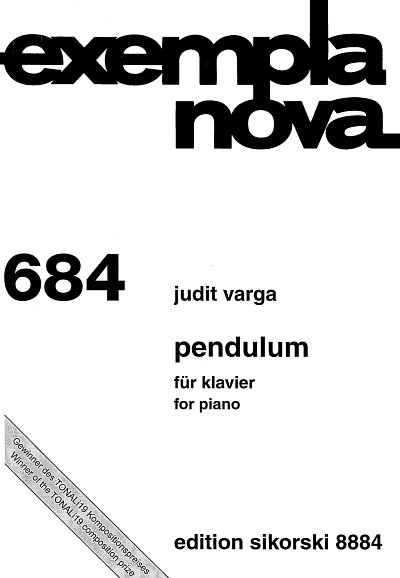 J. Varga: Pendulum, Klav