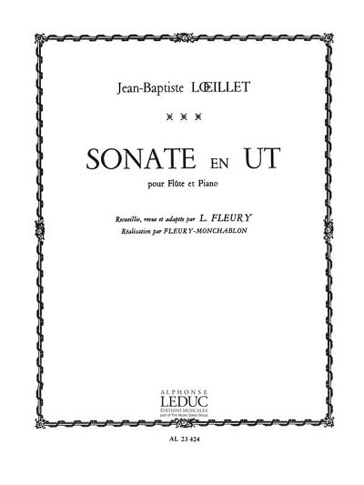 J.-B. Loeillet: John Loeillet: Sonate in C m, FlKlav (Part.)