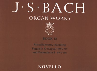 J.S. Bach: Orgelwerke Band 12, Org