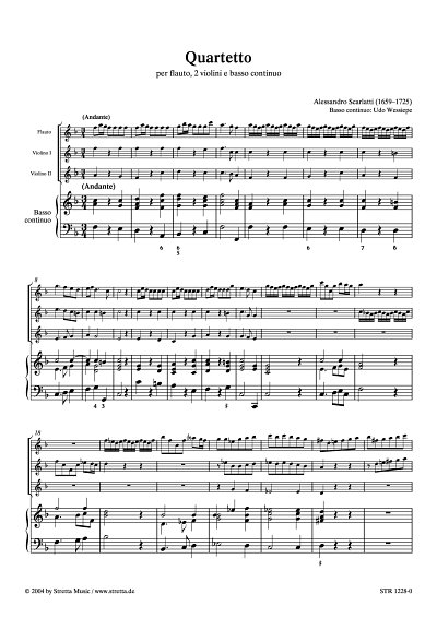 DL: A. Scarlatti: Quartetto