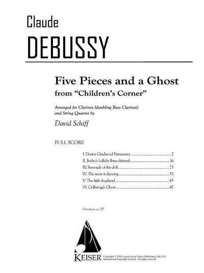 5 Pieces and a Ghost from Children's Corner (Part.)