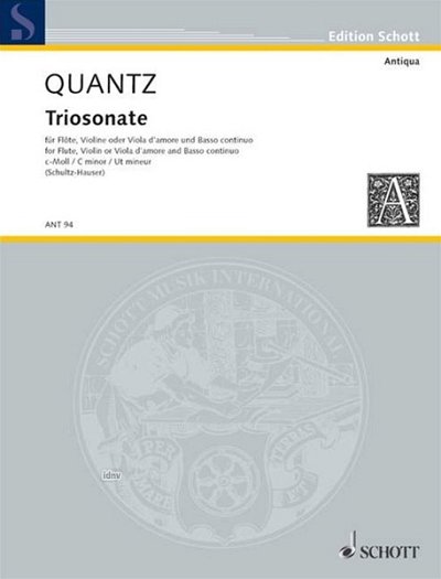 J.J. Quantz: Triosonate c-Moll  (Stsatz)