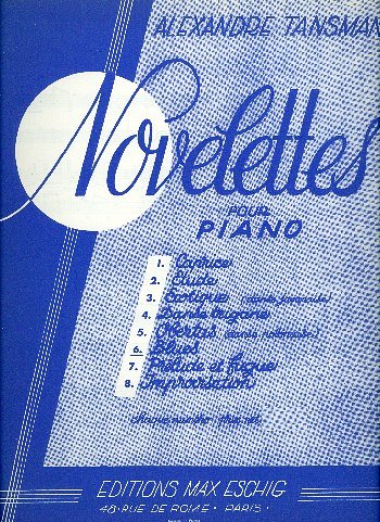 A. Tansman: Novelette N 6 Blues Piano , Klav