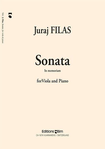 J. Filas: Sonata, VaKlv (KlavpaSt)