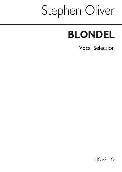 Blondel - Vocal Selection, GesKlavGit (Bu)