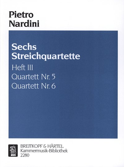 P. Nardini: 6 Streichquartette Heft 3