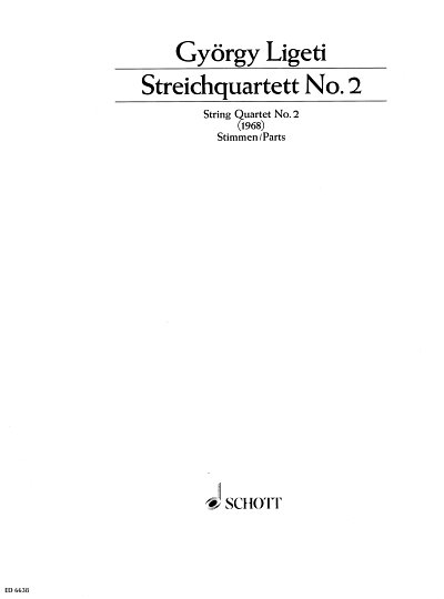 G. Ligeti: Streichquartett Nr. 2 (1968)