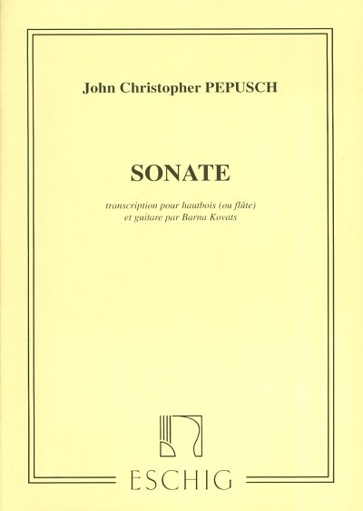 J.C. Pepusch: Sonate, Ob[Fl]Git (Sppart)