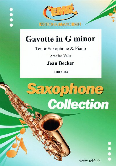 DL: J. Becker: Gavotte in G minor, TsaxKlv