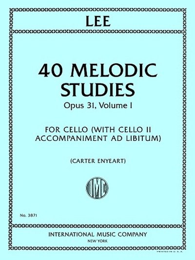S. Lee: 40 Melodic Studies, 1-2Vc