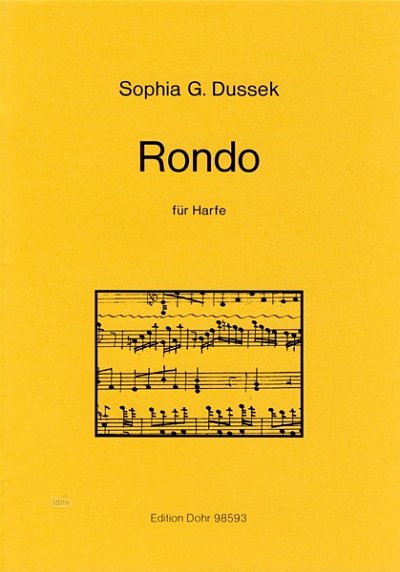 D.S. Giustina: Rondo für Harfe (ca. 1800), Hrf/Klav (Part.)