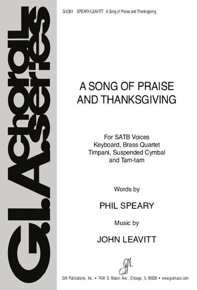 J. Leavitt: Song of Praise and Thanksgiving, Gch;Klav (Chpa)