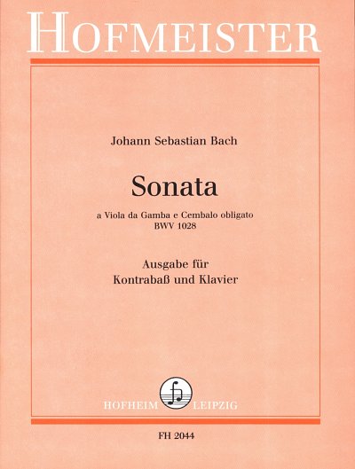 J.S. Bach: Sonate 2 D-Dur Bwv 1028