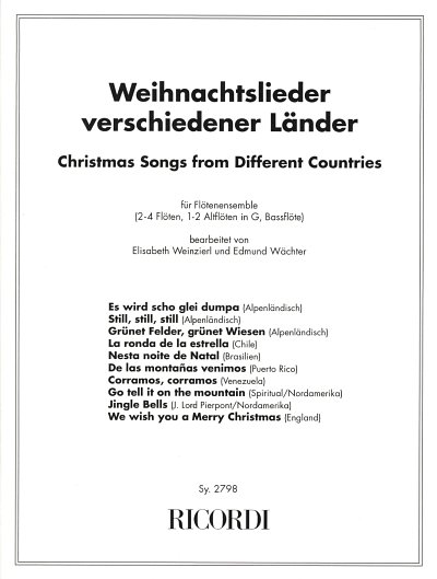 Weihnachtslieder aus verschiedenen Ländern, Bflens (Pa+St)