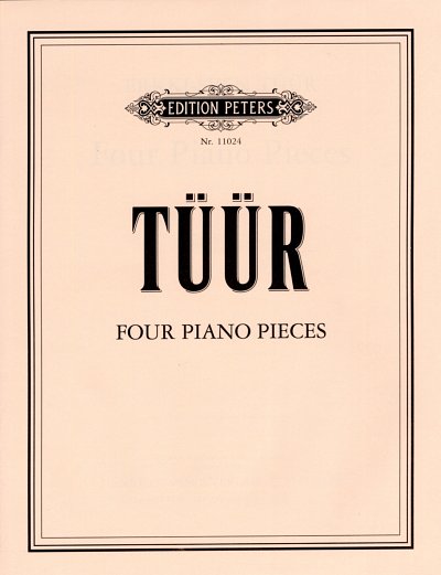 E. Tüür: Four Piano Pieces