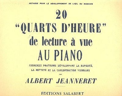 20 Quarts D'Heure De Lecture A Vue Piano