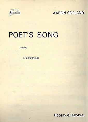 A. Copland: Poet's Song, GesHKlav