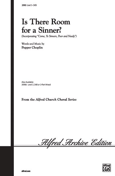 P. Choplin: Is There Room for a Sinner?, Gch;Klav (Chpa)