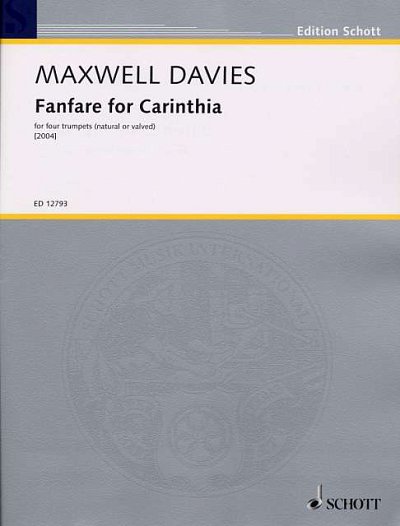 P. Maxwell Davies: Fanfare for Carinthia op. 249  (Pa+St)