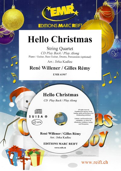 R. Willener: Hello Christmas, 2VlVaVc (+CD)