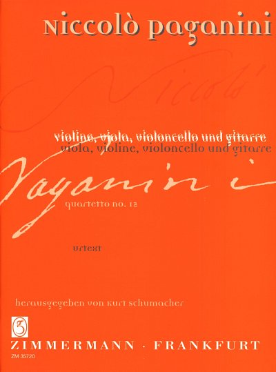 Paganini, Niccolo: Quartetto Nr 12 A-Moll