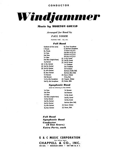 M. Gould: Windjammer Highlights