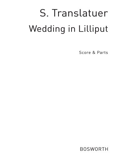 S. Translateur: Translatuer, S Wedding In Lil, Sinfo (Pa+St)