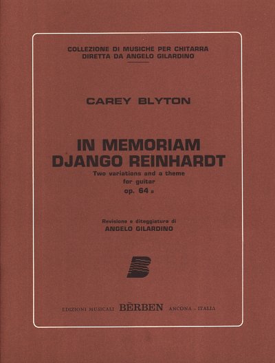 C. Blyton: In Memoriam Django Reinhardt Op, Git (Part.)