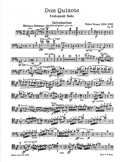 R. Strauss: Don Quixote op. 35 - Violoncello, Sinfo (Vcsolo)
