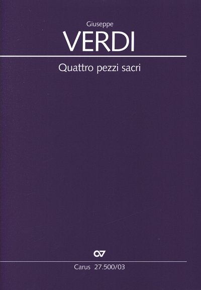 G. Verdi: Quattro pezzi sacri, ChOrch (KA)