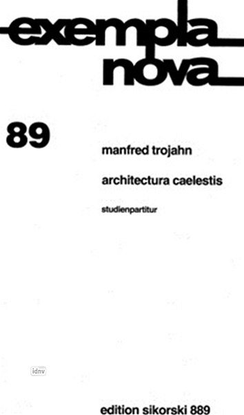 M. Trojahn: Architectura caelestis für Frauenstimmen und großes Orchester