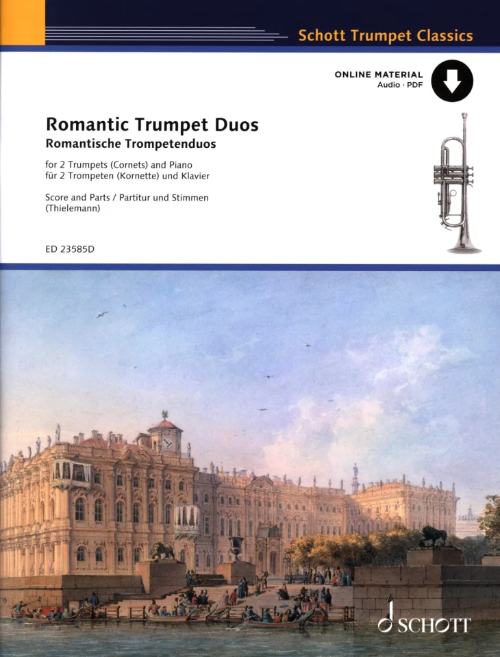 K. Thielemann: Romantische Tromp, 2Trp/KorKlav (Klavpa2Solo) (0)